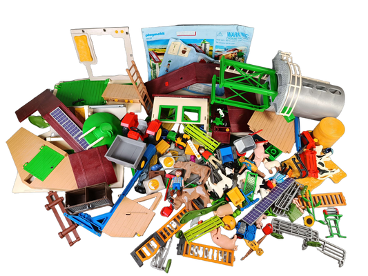 Playmobil Bundle Bauernhof 5119 70495 Set von 2 Traktor & Silo