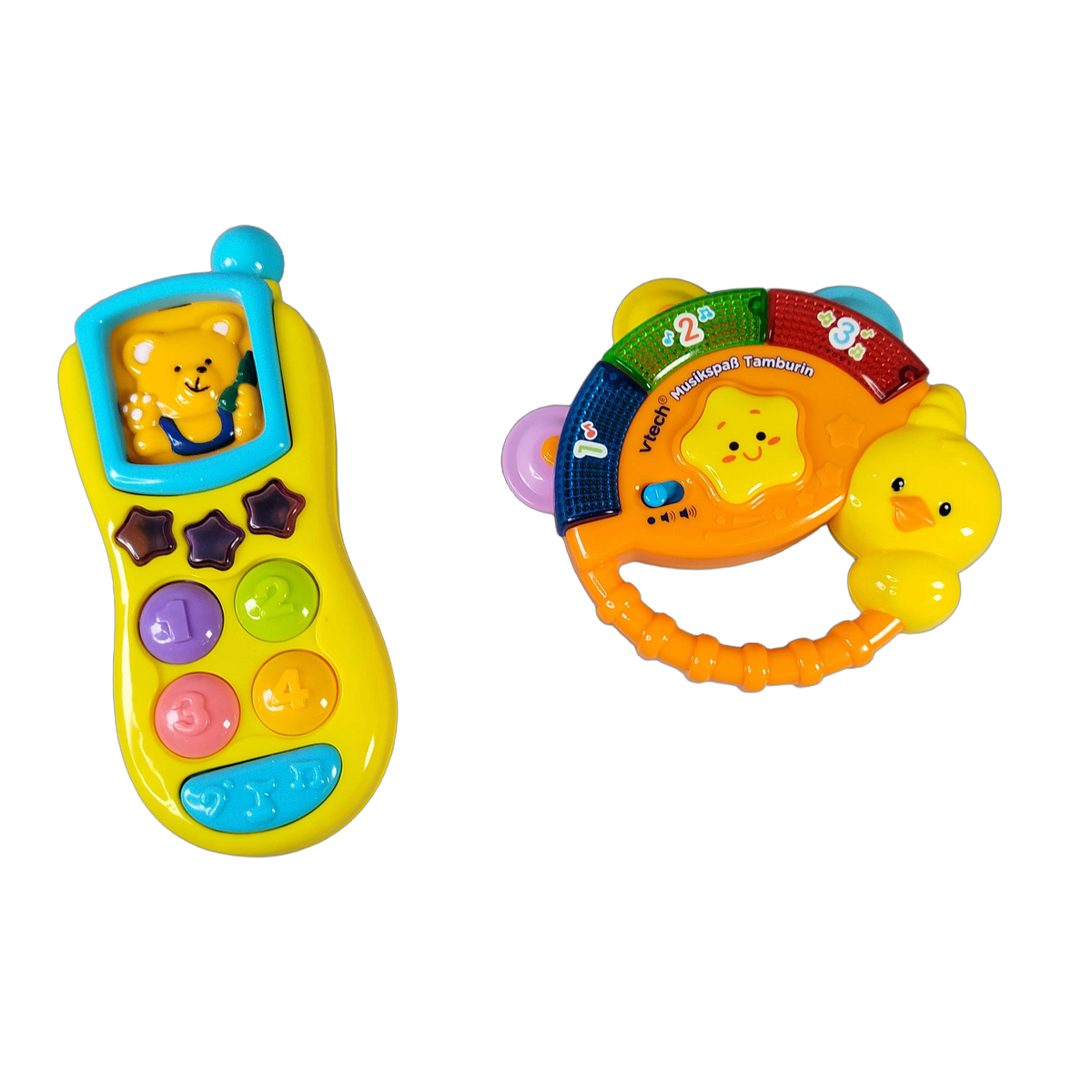 VTech Bundle großes Set Tamburin, Telefon & Magnetbausteine
