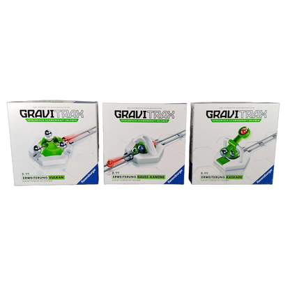 Ravensburger Bundle GraviTrax Set von 3 Erweiterungen Vulkan, Kaskade
