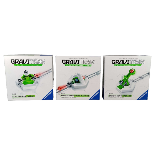 Ravensburger Bundle GraviTrax Set von 3 Erweiterungen Vulkan, Kaskade