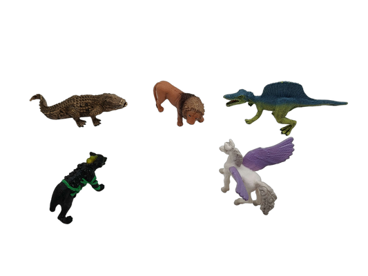 Schleich Tiere Bundle Wildtiere & Dino 5 Teile Tierfiguren