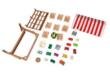 Playmobil Marktstand 4121 Spielset, mit Anleitung