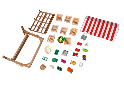 Playmobil Marktstand 4121 Spielset, mit Anleitung
