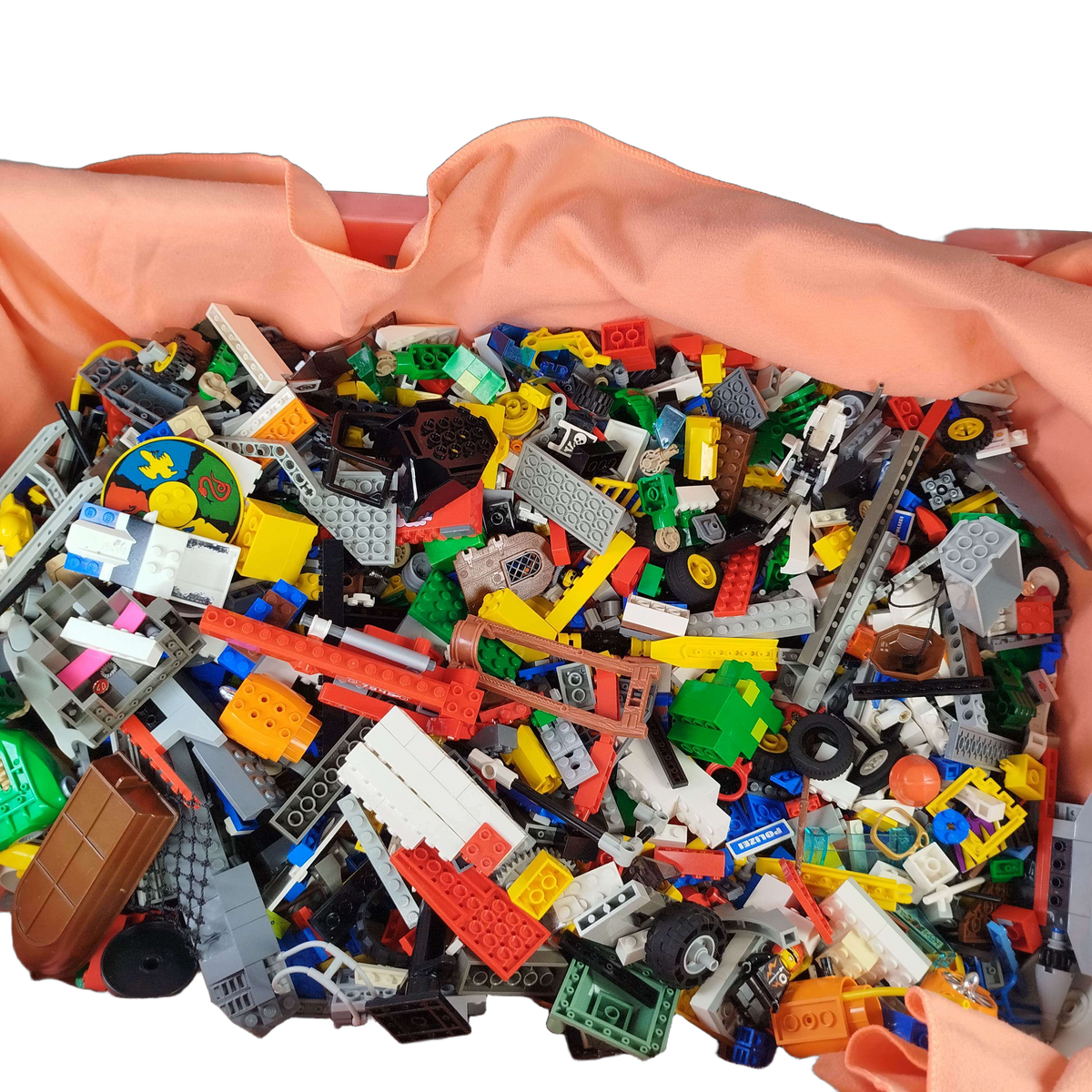 Konvolut LEGO Bausteine & Figurenteile ca. 1,8 kg, ab 3 Jahre