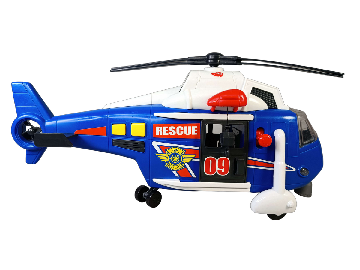 Dickie Toys Rettungshelikopter mit Rettungstrage & Seilwinde