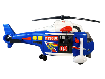 Dickie Toys Rettungshelikopter mit Rettungstrage & Seilwinde