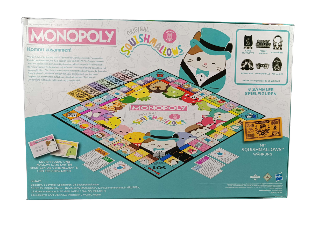 Winning Moves Monopoly Squishmallows MON4177-DE-GER Brettspiel