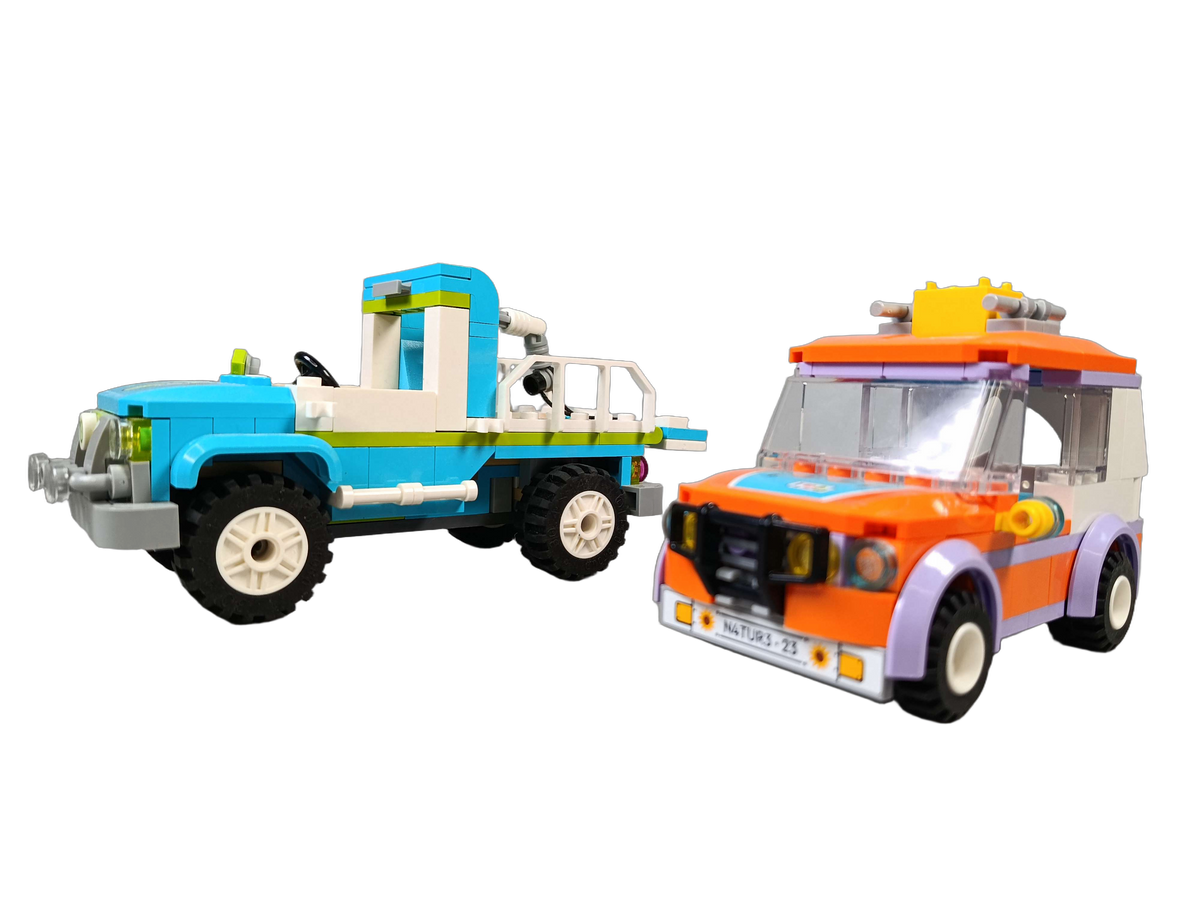 LEGO Bundle Friends Set von 8 Autos, Fahrrad & Spielfiguren