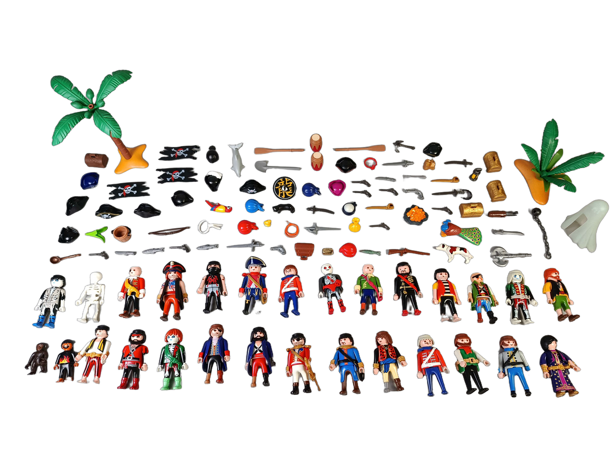 Playmobil Bundle Piraten, Skelette & Soldaten Set Figuren & Zubehör