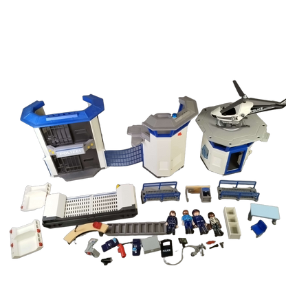 Playmobil Polizei-Kommandozentrale mit Gefängnis 6872 Spielset