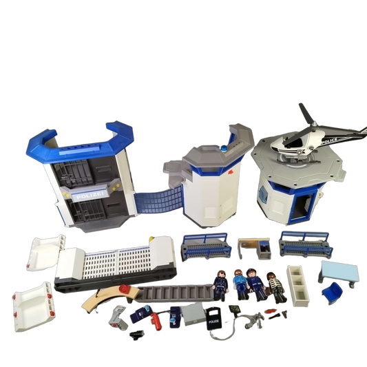 Playmobil Polizei-Kommandozentrale mit Gefängnis 6872 Spielset