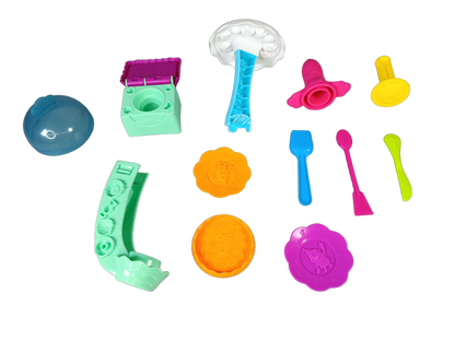 Hasbro Bundle Play-Doh Friseursalon Set Knete, Figuren & Werkzeug