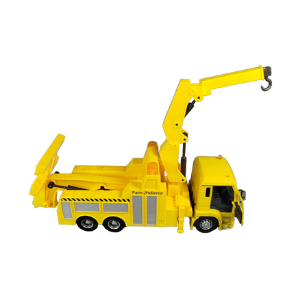 Abschleppwagen Pannendienst mit Kran & Radlift Modellauto