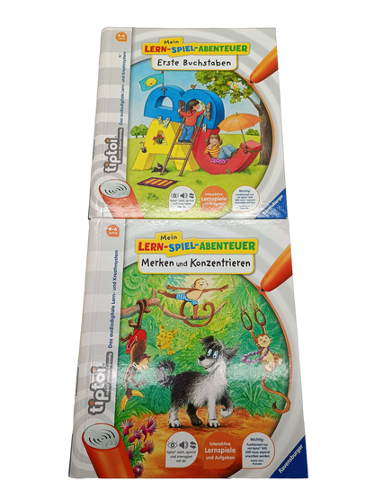 Ravensburger Bundle tiptoi Set von 2 Lernbücher Erste Buchstaben
