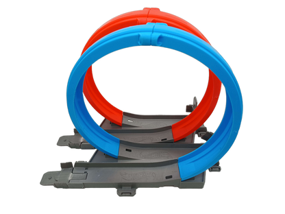 Mattel Bundle Hot Wheels Set Zweispur-Looping & Schienen