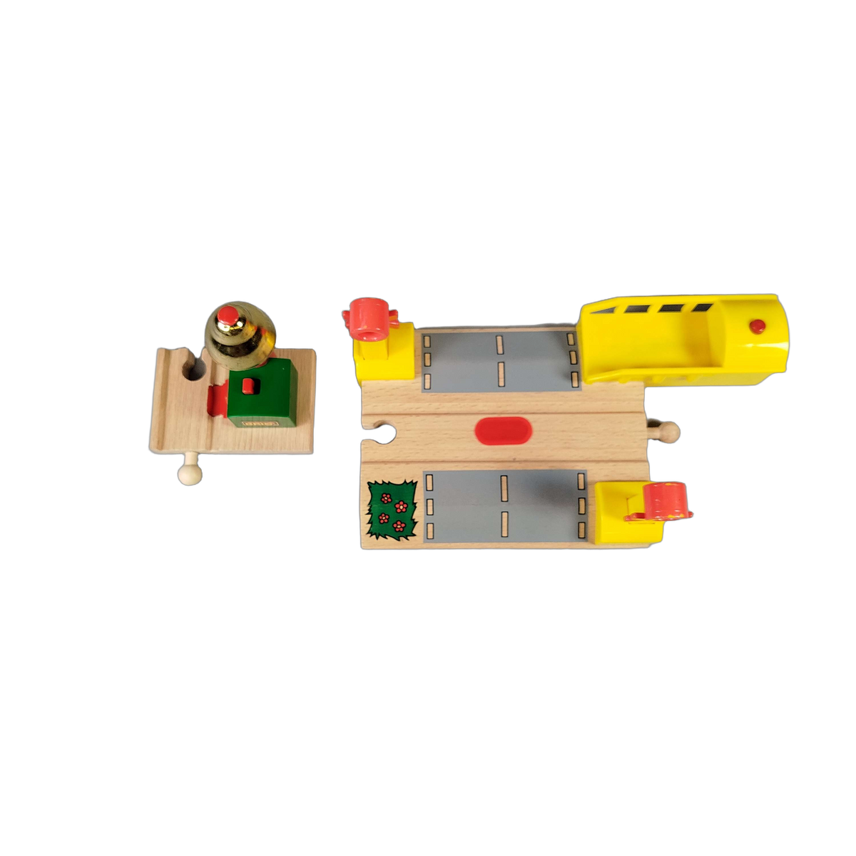 BRIO Bundle Holzeisenbahn 33750 33754 Set von 2 Übergang & Glocke