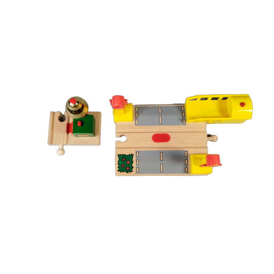 BRIO Bundle Holzeisenbahn 33750 33754 Set von 2 Übergang & Glocke