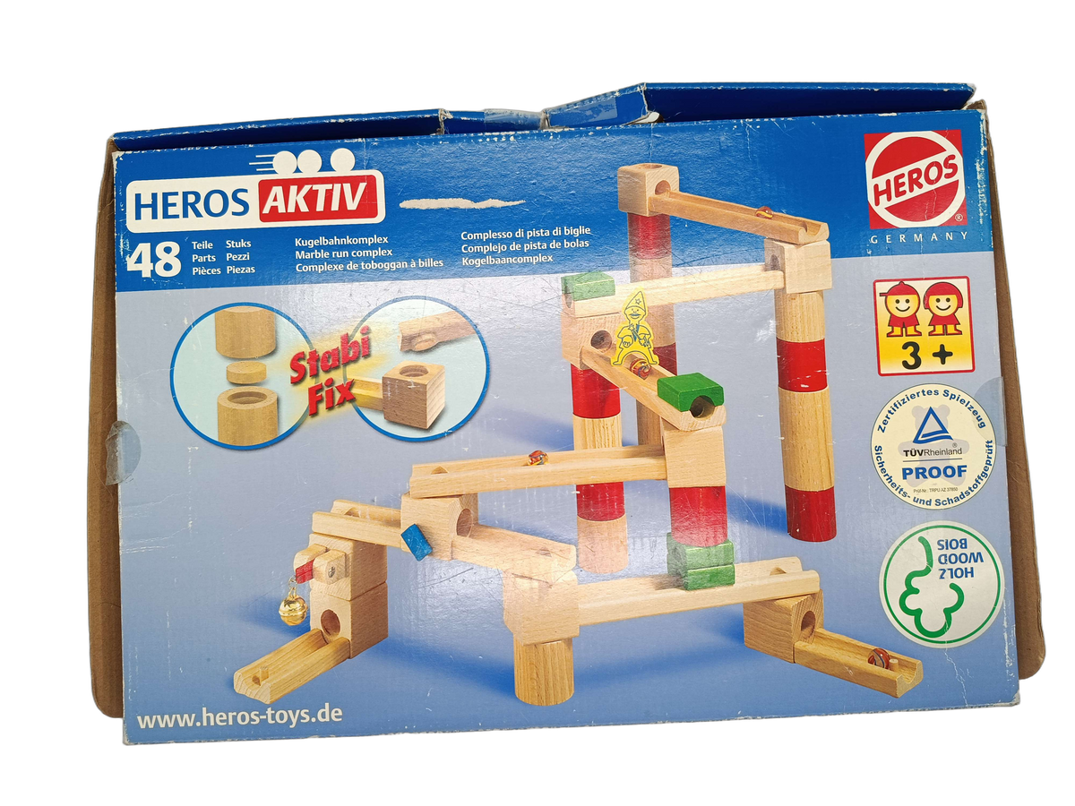 Heros Kugelbahnkomplex Holzkugelbahn