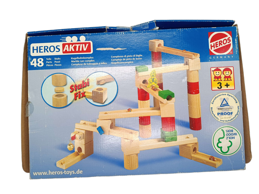 Heros Kugelbahnkomplex Holzkugelbahn