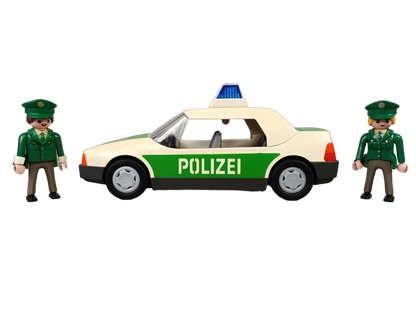 Playmobil Bundle Polizei 3903 Set Auto, Motorrad, 3 Figuren & Zubehör