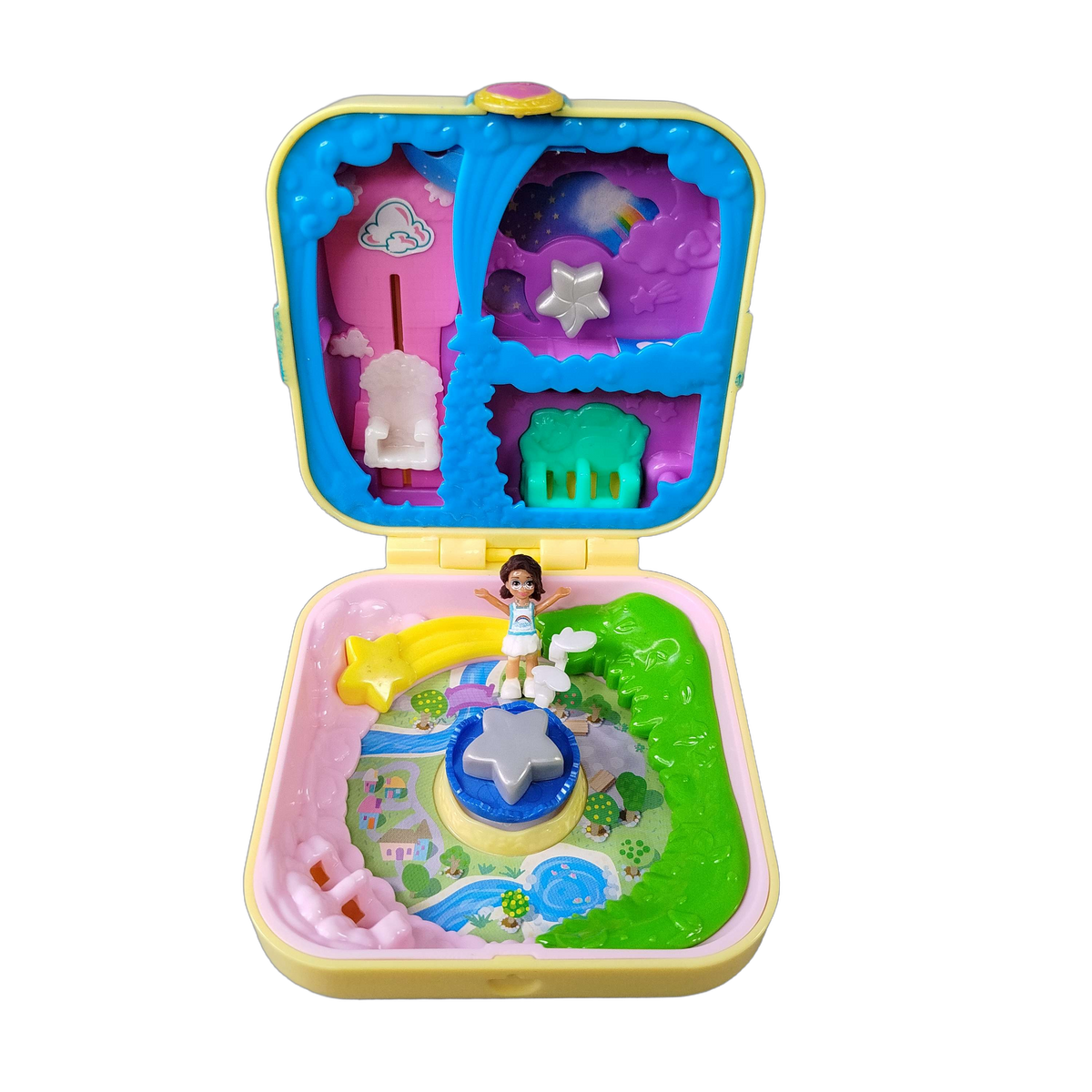 Mattel Bundle Tiny Games, Yellow Stars & Schloss Set von 3 Koffersets