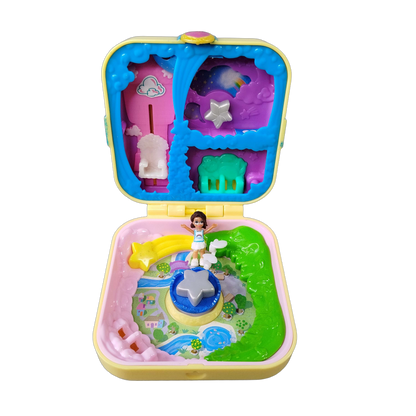 Mattel Bundle Tiny Games, Yellow Stars & Schloss Set von 3 Koffersets