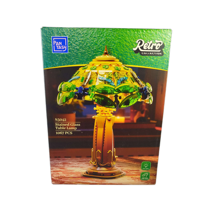 PANTASY Stained Glass 85042 Tischlampe Bauset LEGO-kompatibel