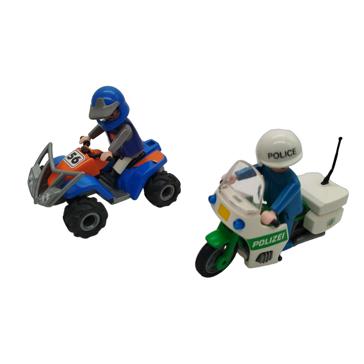 Playmobil Bundle Polizei 4189 3564 4229 Set von 3 Motorrad & Quad