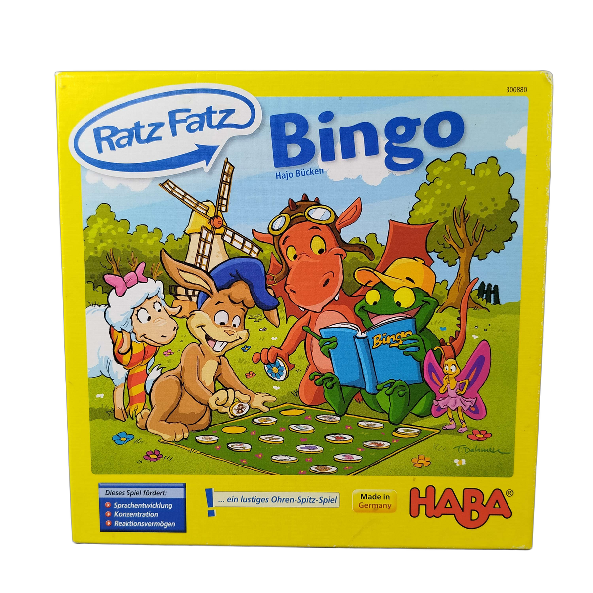 HABA Ratz Fatz Bingo 300880 Familienspiel & Lernspiel