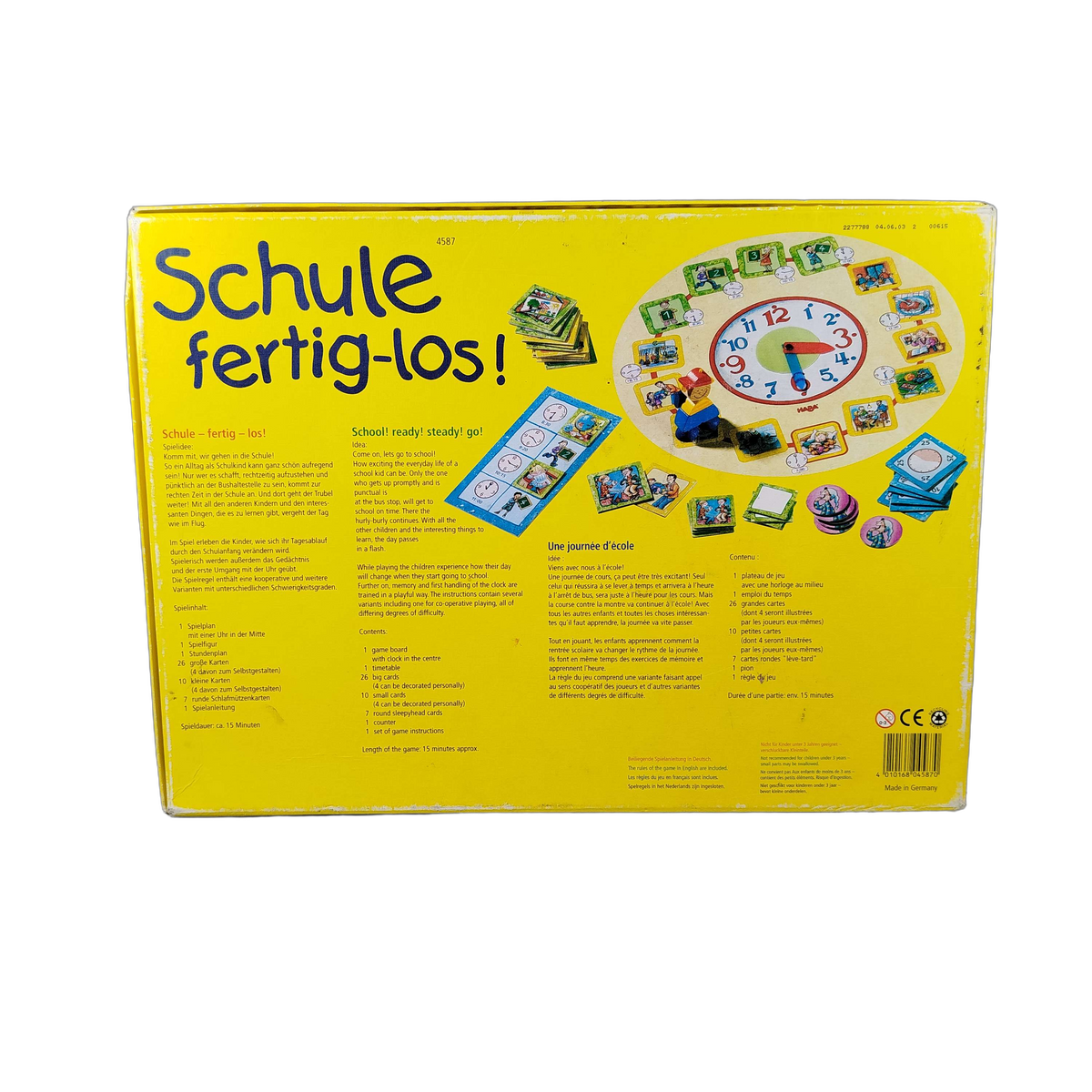 HABA Schule - fertig - los 4587 Lernspiel & Kinderspiel