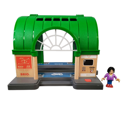 BRIO Hauptbahnhof 33649 Holzeisenbahn Spielset