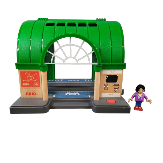 BRIO Hauptbahnhof 33649 Holzeisenbahn Spielset