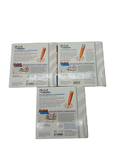 Ravensburger Bundle tiptoi Pocket Wissen Set von 3 Bücher, ab 3 Jahre