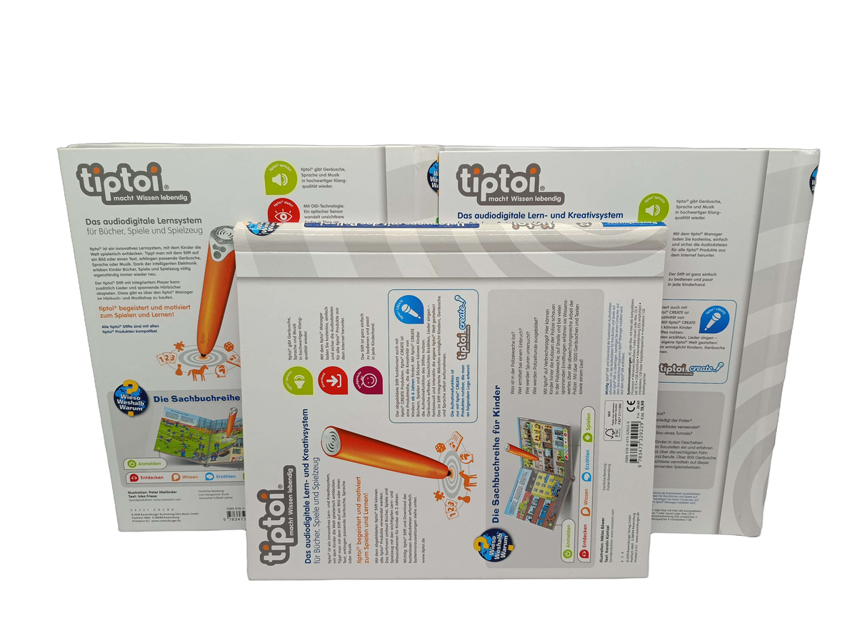 Ravensburger Bundle tiptoi Wieso? Weshalb? Warum? Set von 3 Büchern