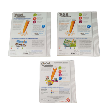Ravensburger Bundle tiptoi Wimmelbuch & Tiere Set von 3 Lernbücher