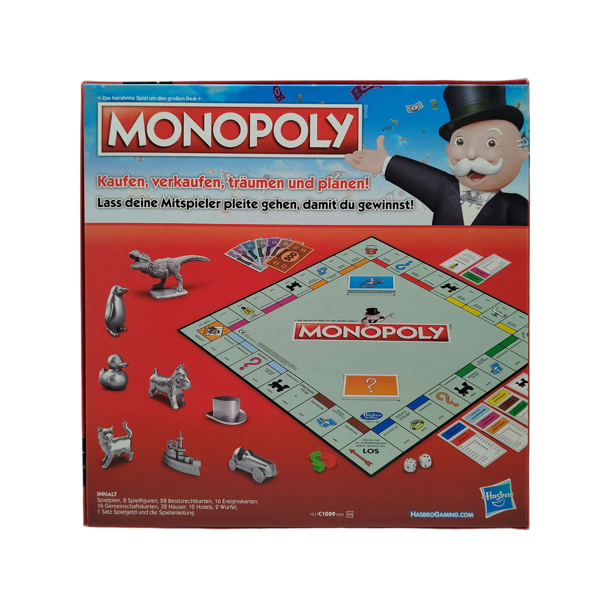 Hasbro Monopoly Brettspiel, neuwertig