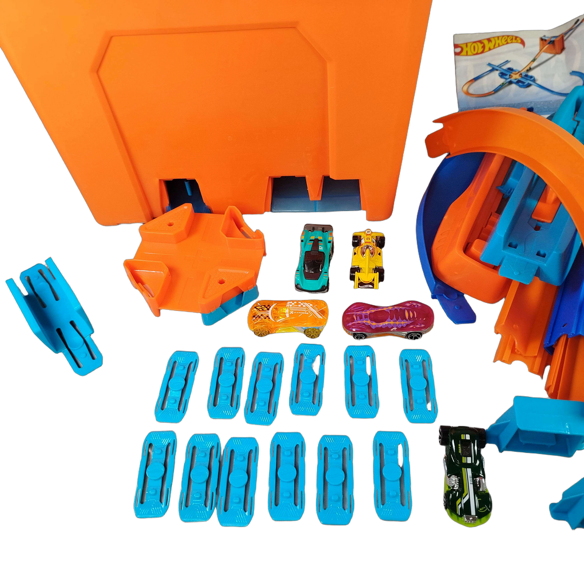 Mattel Hot Wheels Track Builder Stunt Box Rennbahn Bauset