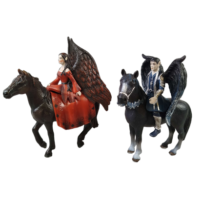 Schleich Bundle Bayala 70404 70405 70407 3 Teile Elfen Pferde Figuren