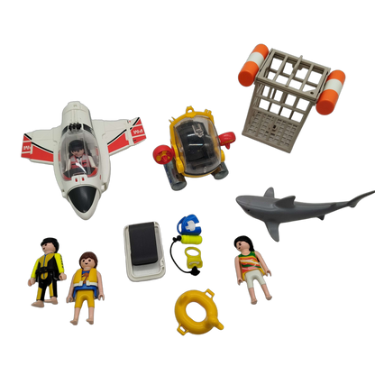 Playmobil Bundle Unterwasser großes Set U-Boot, Hai & Figuren