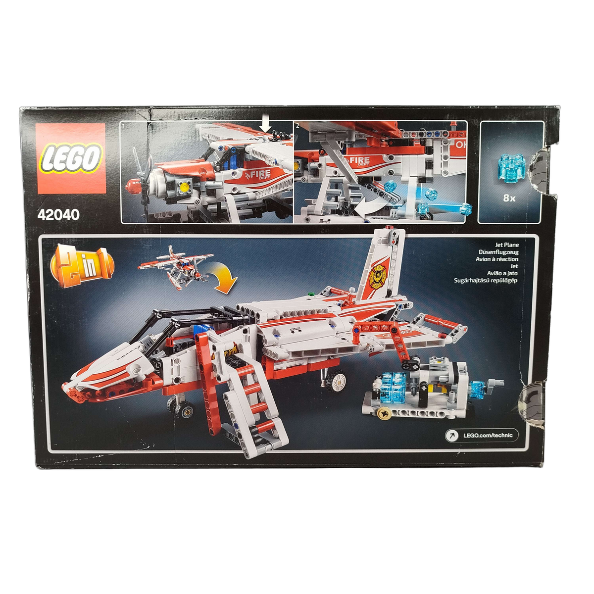 LEGO Technic 42040 Düsenflugzeug Bauset