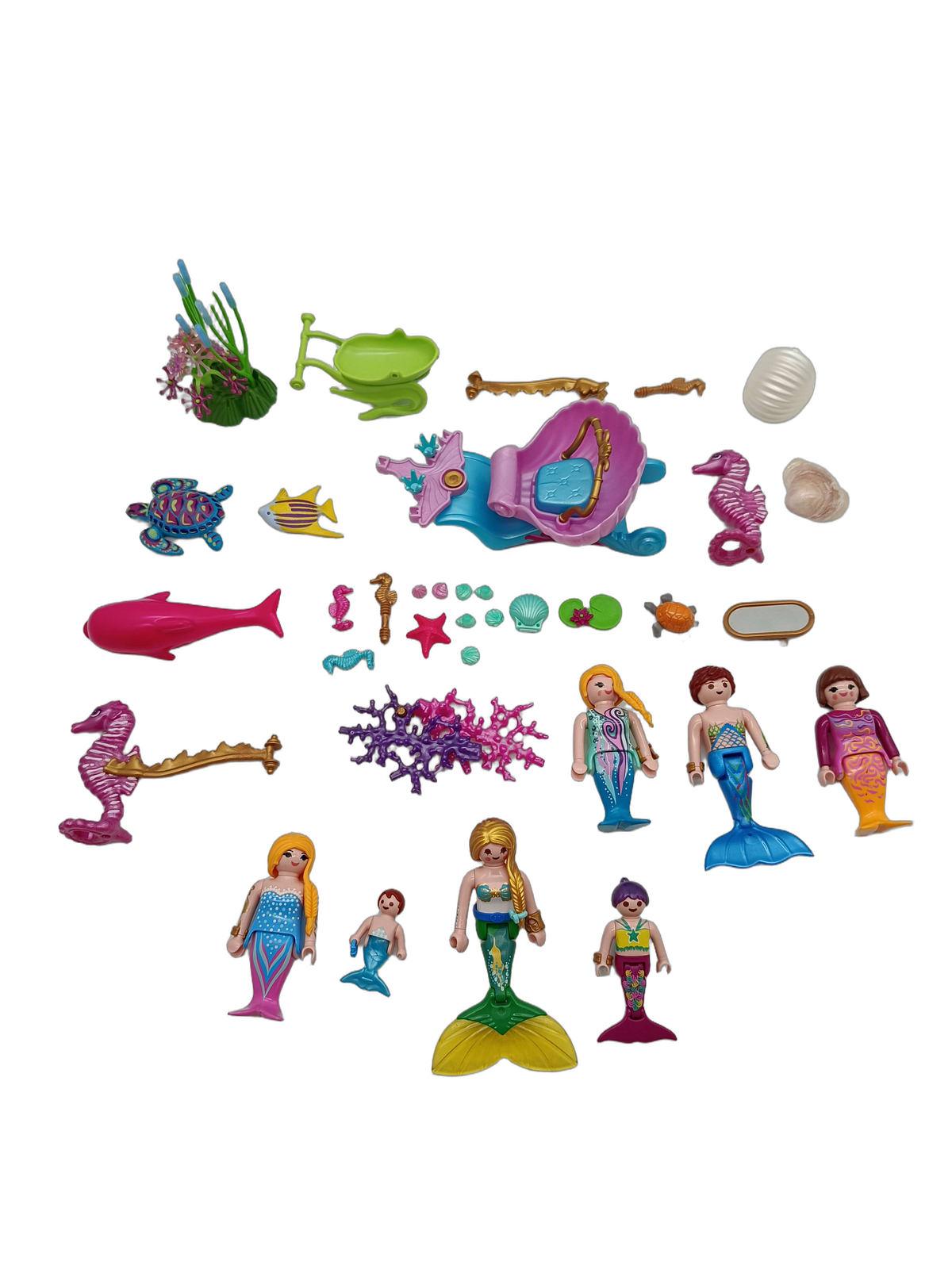 Playmobil Bundle Meerjungfrauen großes Set Seepferdchen & Delfin