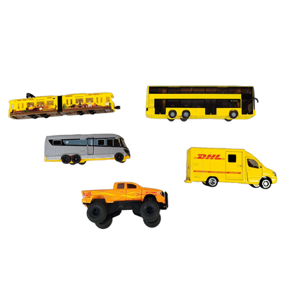 Bundle Fahrzeuge Set von 5 Tram 1615 Bus DHL Sprinter Monstertruck