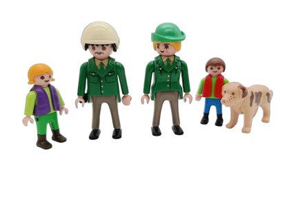 Playmobil Bundle Set von 14 Figuren, Zubehör, Hunde, Einkaufswagen