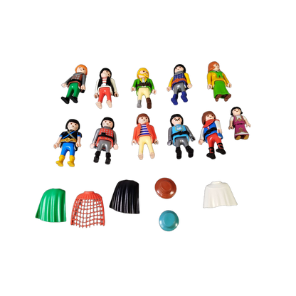 Playmobil Bundle gemischte Charaktere Set von 11 Figuren & Zubehör