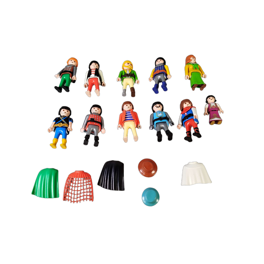 Playmobil Bundle gemischte Charaktere Set von 11 Figuren & Zubehör
