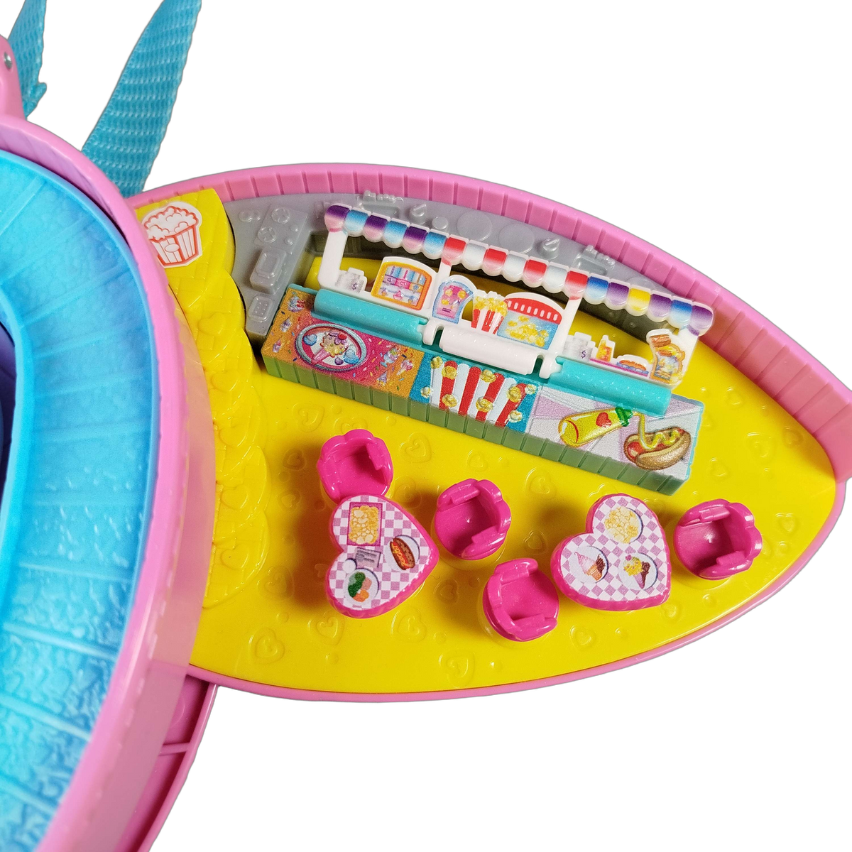 Mattel Polly Pocket Herz-Rucksack Spielset mit Zubehör