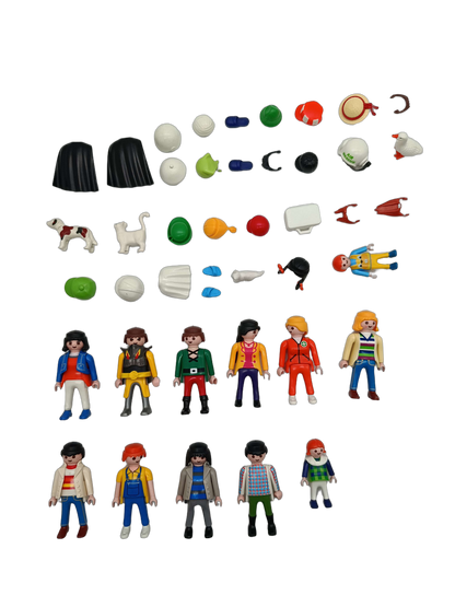 Playmobil Bundle Vintage großes Set Menschenfiguren, Tiere & Zubehör