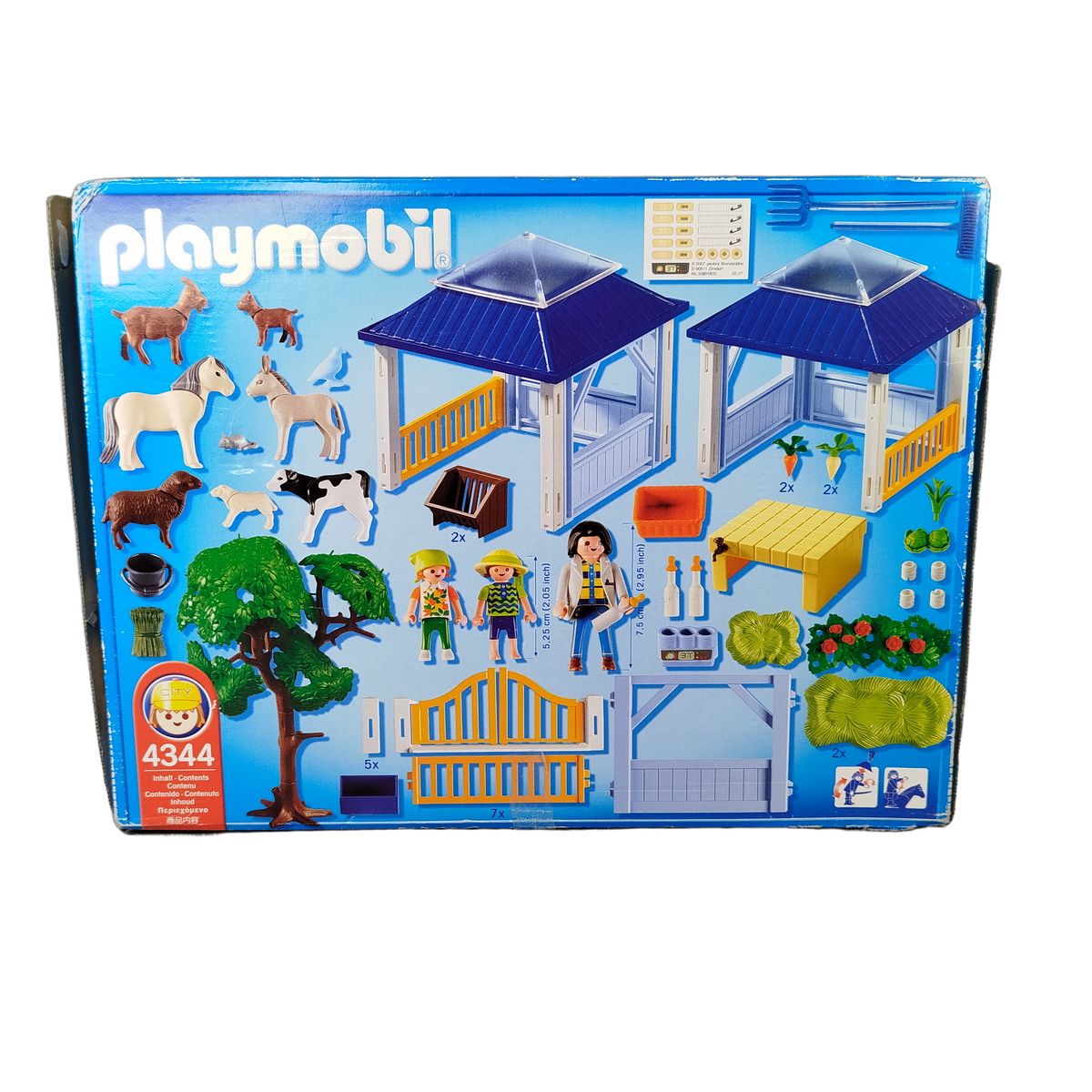 Playmobil 4344 Tierpflegestation mit Freigehege Spielset