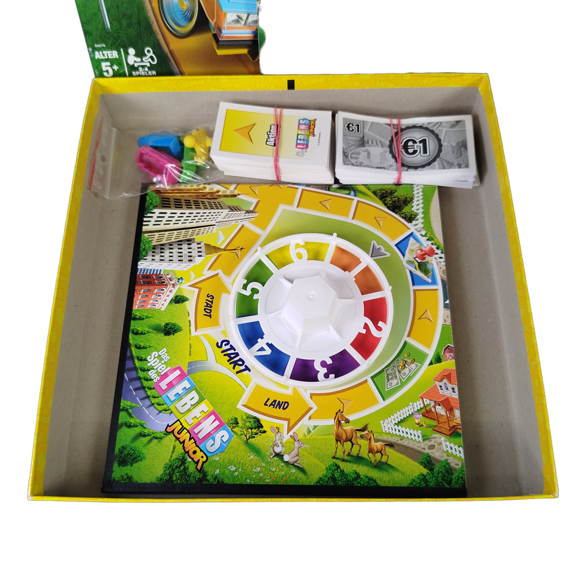 Hasbro Das Spiel des Lebens Junior E4678 Brettspiel