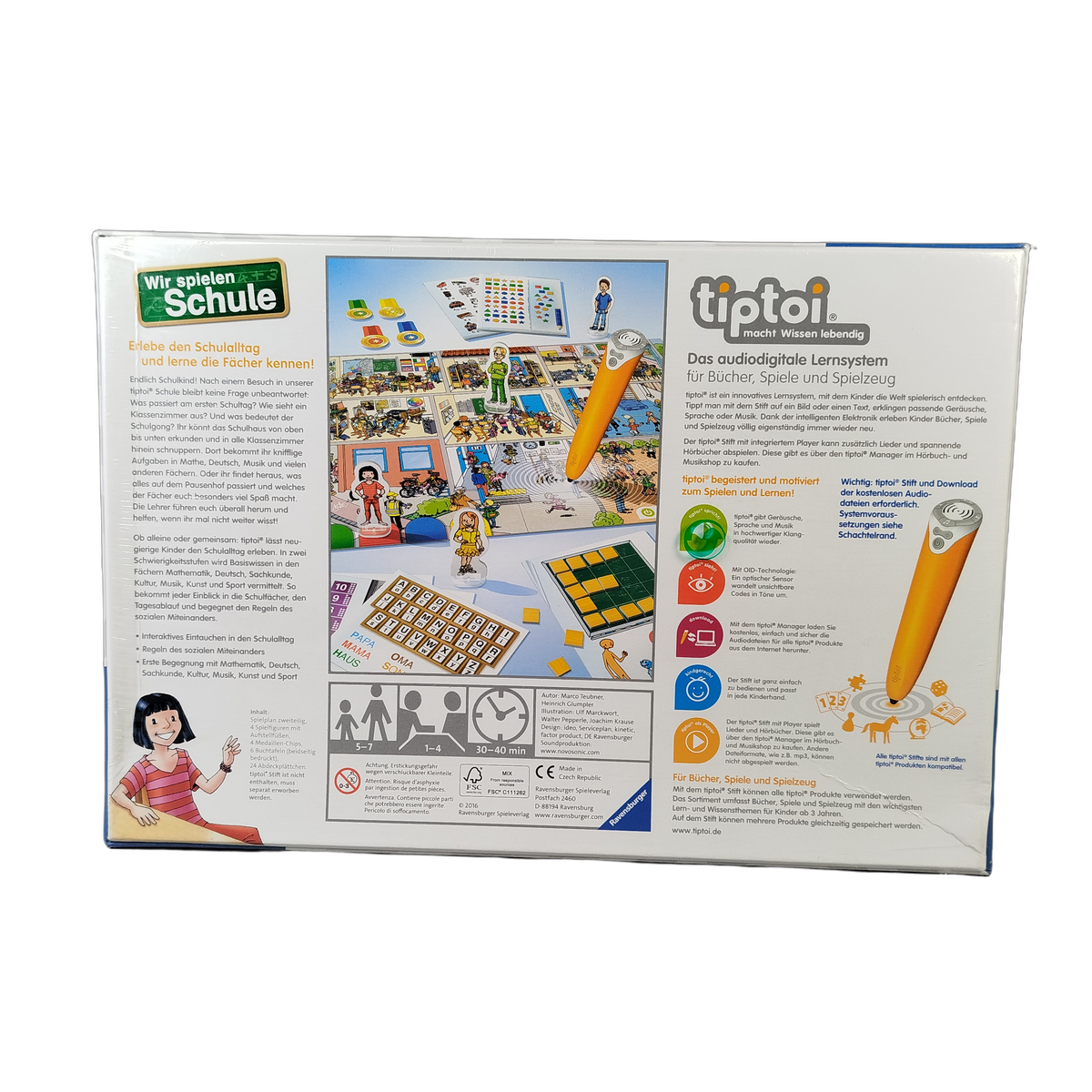 Ravensburger tiptoi Wir spielen Schule 00 706 7 Buch, Neu